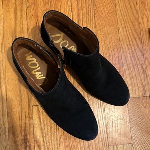 Sam Edelman Black Suede Booties